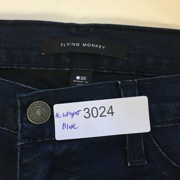 Flying Monkey Jean Womens Skinny Low-Rise Lightweight Size 29x27.5 Stretch Blue - Picture 11 of 11